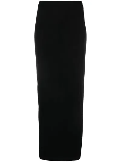 Wardrobe.nyc Elasticated-waistband Maxi Skirt In Black