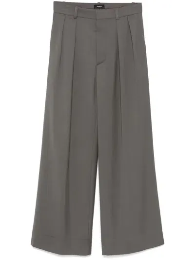 Wardrobe.nyc Low-waist Trousers In Grey