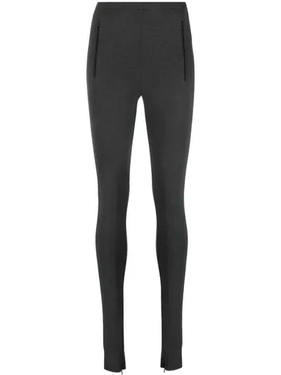 Wardrobe.nyc Back Zip Legging In Black