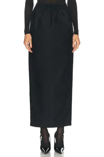 Wardrobe.nyc Utility Column Skirt In Black