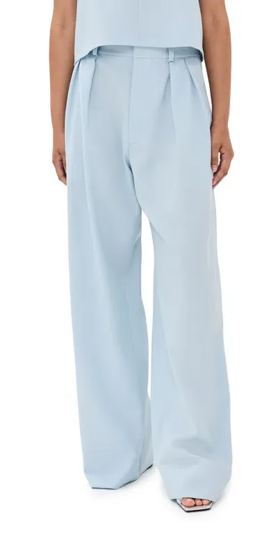 Wardrobe.nyc Wardrobe. Nyc Low Rise Trousers Ice Blue