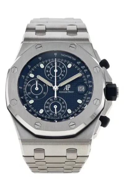 Watchfinder & Co. Audemars Piguet  Royal Oak Offshore Chronograph Bracelet Watch, 42mm In Blue/silver