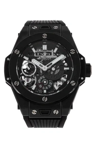 Watchfinder & Co. Hublot  Big Bang Rubber Strap Watch, 45mm In Black