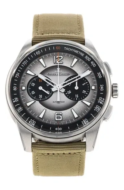 Watchfinder & Co. Jaeger-lecoultre  2023 Polaris Fabric Strap Chronograph Watch, 42mm In Grey