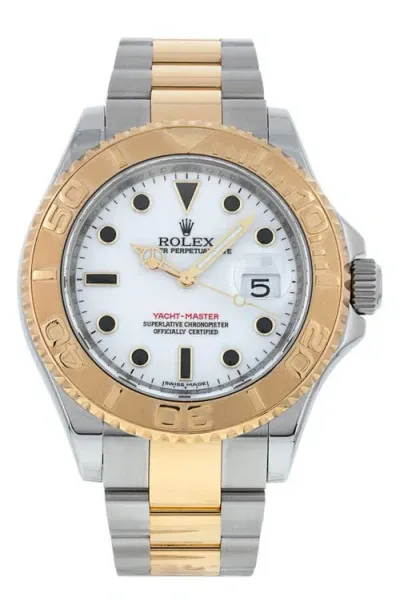 Watchfinder & Co. Rolex  Yacht-master Automatic Bracelet Watch, 40mm In Gold