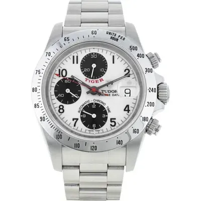 Watchfinder & Co. Tudor  1997 Prince Bracelet Chronograph Watch, 40mm In Metallic