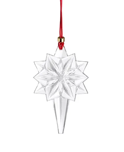 Waterford Annual Snow Star Ornament 2024 In Clear