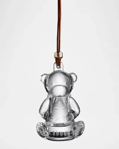 Waterford Crystal 2024 My First Christmas Bear Ornament In Clear