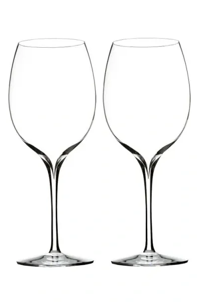 Waterford 'elegance' Fine Crystal Pinot Grigio Wine Glasses In Clear