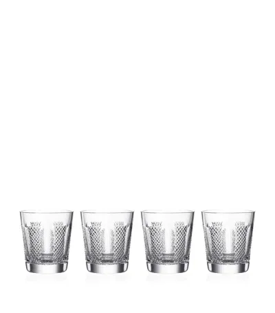 Waterford Set Of 4 Crystal Hibernia Mastercraft Tumblers In Transparent