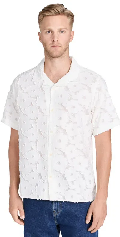 Wax London Didcot Floral Shirt Cream