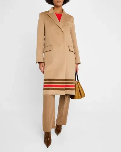 We-ar4 The Gramercy Coat In Camel Multi