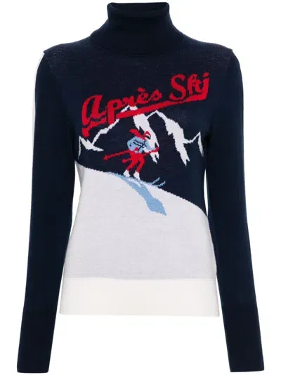 We Norwegians After Ski Sweater In Navy Blue