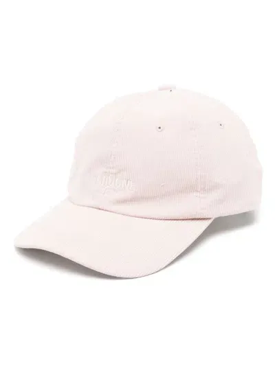 We11 Done Logo-embroidered Baseball Cap In Pink