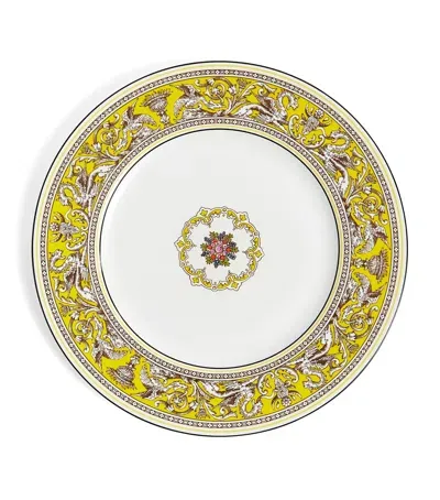 Wedgwood Florentine Citron Plate In Yellow