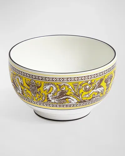 Wedgwood Florentine Rice Bowl In Citron