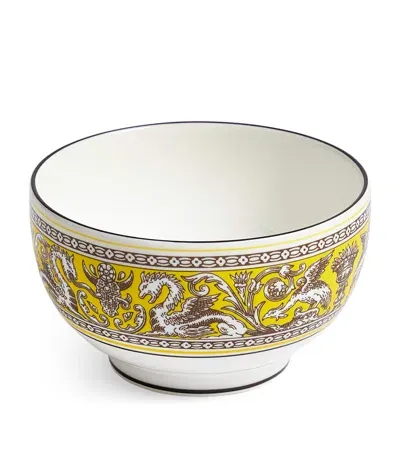 Wedgwood Florentine Citron Rice Bowl In Yellow