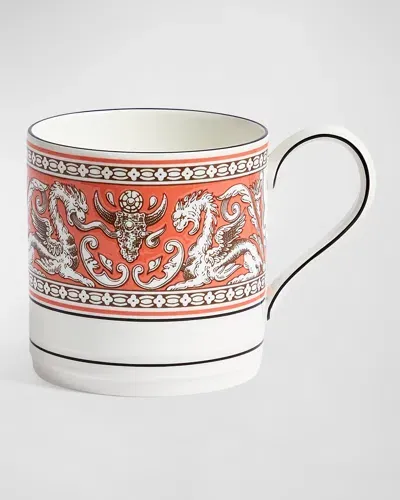 Wedgwood Florentine Salmon Mug In Orange