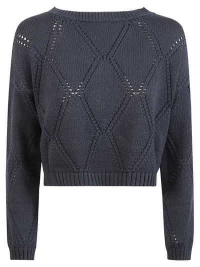 Weekend Max Mara Abbozzi Sweatshirt In Blu