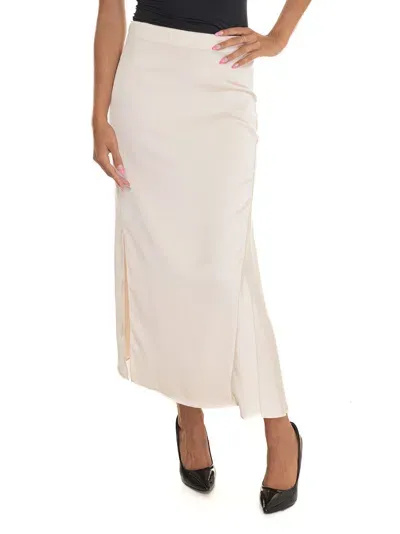 Weekend Max Mara Aia Long Skirt In Ecrã¹