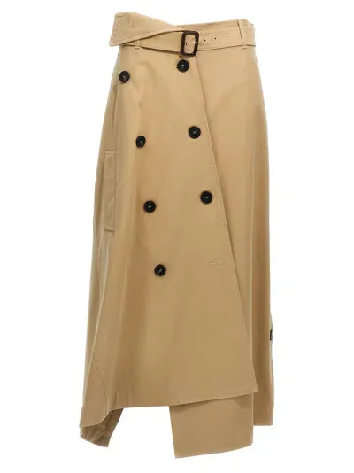 Weekend Max Mara Bologna Skirt In Beige