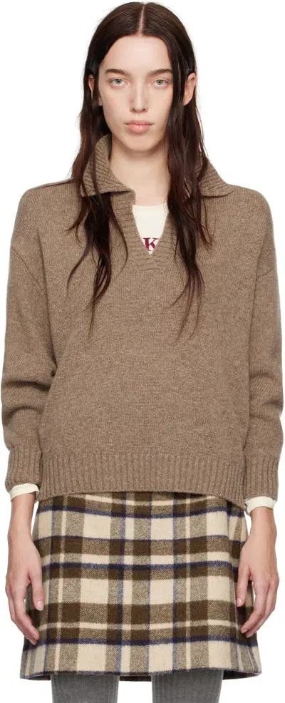 Weekend Max Mara Brown Agre Sweater In 003 Light Brown