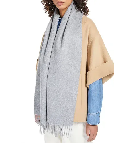 Weekend Max Mara Buona Scarf In Gray