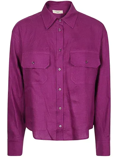 Weekend Max Mara Buttoned Long In Purple