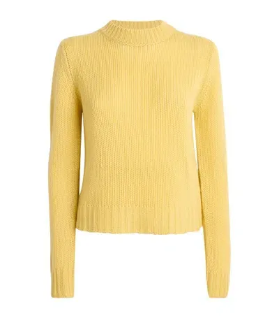 Weekend Max Mara Cashmere Sweater In 008 Yellow