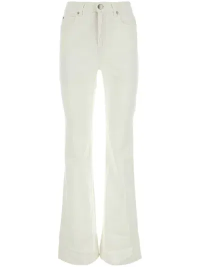 Weekend Max Mara Cosimo Bootcut Jeans In White