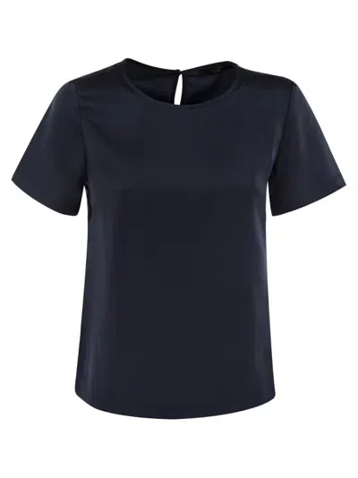 Weekend Max Mara Crewneck Jersey T In Blue