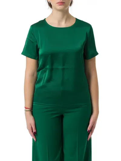 Weekend Max Mara Crewneck Jersey T In Green