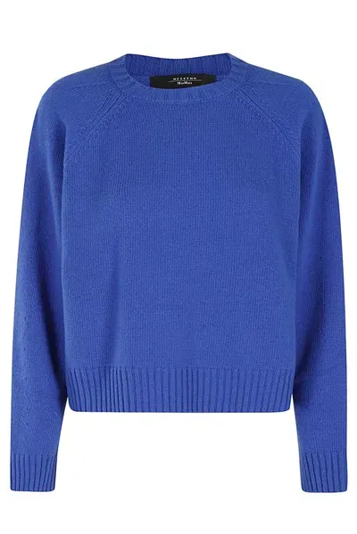 Weekend Max Mara Crewneck Long In Blue