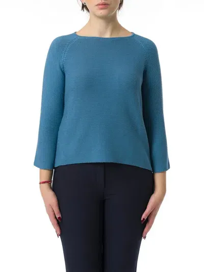 Weekend Max Mara Crewneck Long In Blue