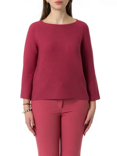 Weekend Max Mara Crewneck Long In Red