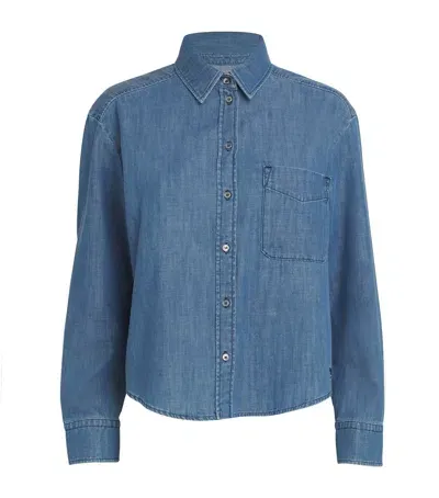 Weekend Max Mara Denim Shirt In Blue