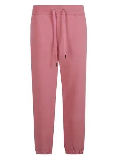 Weekend Max Mara Drawstring Jersey Trousers In Pink