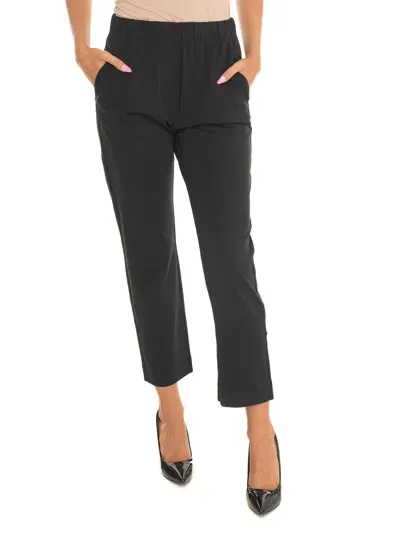 Weekend Max Mara Elfo Wide Trousers In Black