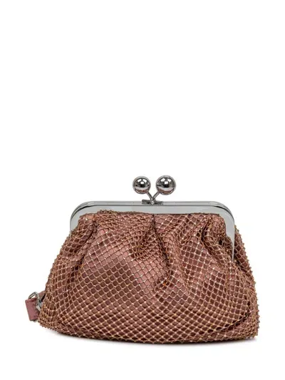 Weekend Max Mara Embellished Small Pasticcino Bag In Pink