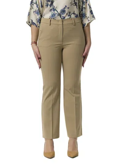 Weekend Max Mara Estasi Straight Leg Trousers In Beige