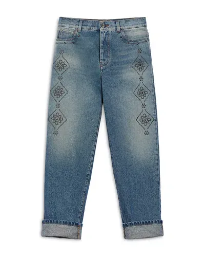 Weekend Max Mara Gatti Low Rise Jeans In Navy In 005