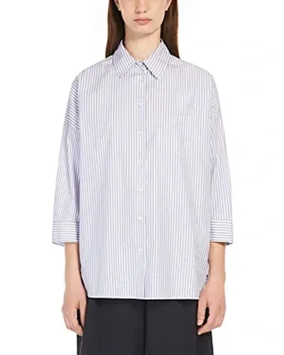 Weekend Max Mara Giralda Shirt In Navy