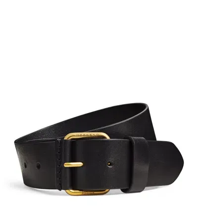 Weekend Max Mara Leather Belt In Black