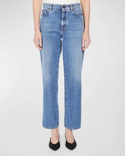 Weekend Max Mara Cesy Straight Cropped Denim Jeans