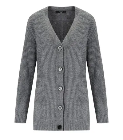 Weekend Max Mara Negus Grey Cardigan