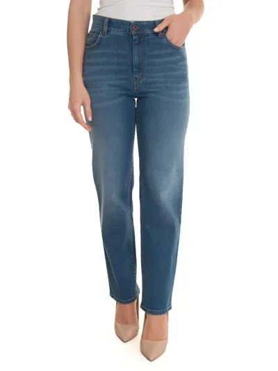 Weekend Max Mara Ortisei 5 Pocket Denim Jeans In Medium Denim