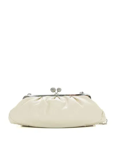 Weekend Max Mara Pasticcino Baguette Medium-size Leather Bag In Ivory