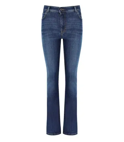 Weekend Max Mara Rapallo - Jeans Cropped In Denim Comfort In Navy