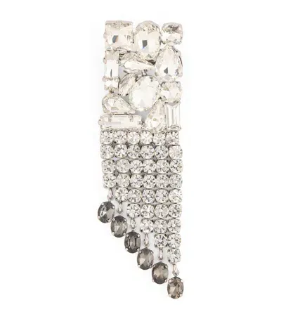 Weekend Max Mara Rhinestone-embellished Brooch In White