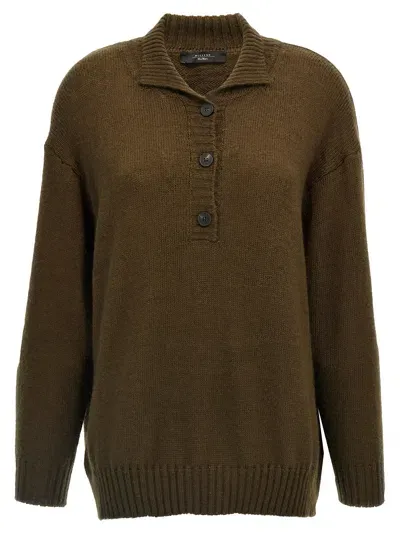 Weekend Max Mara Sabato Sweater In Green